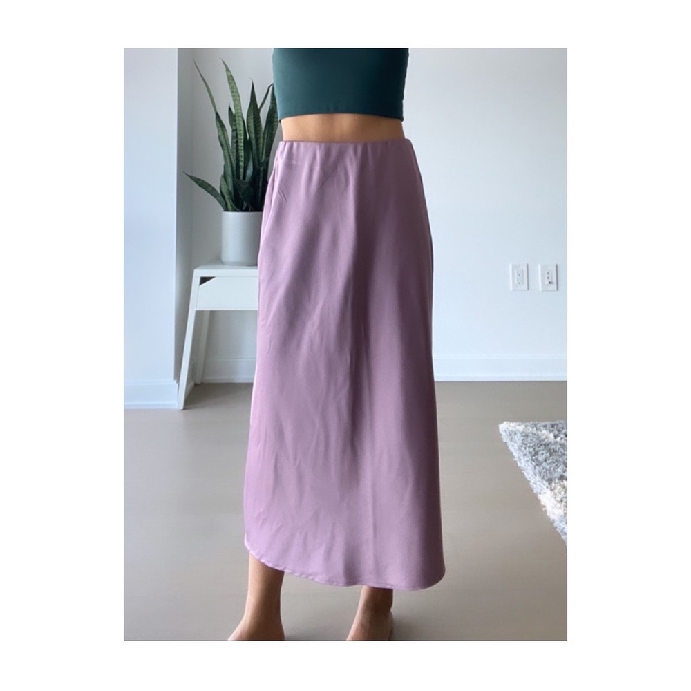 A New Day lavender maxi skirt | size: Small